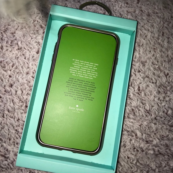 SOLD! Kate Spade Glitter case bumper iPhone 7 Plus - Picture 7 of 8